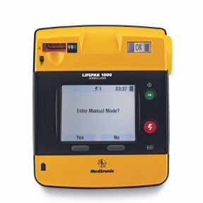 Lifepak 1000 Semi Automatic Defibrillator with ECG and Manual Override