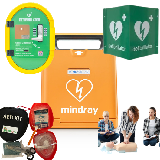 Mindray C1A Fully Automatic Outdoor Start a Heart Kit AED Bundle